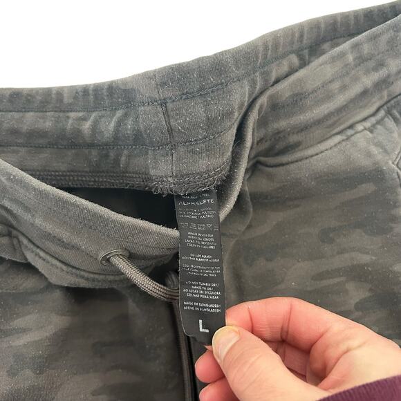 Alphalete Gray Camo Joggers Sz L - Picture 2 of 6